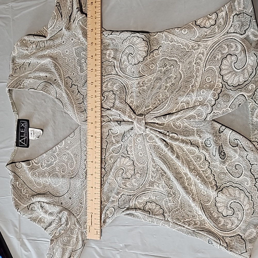 Alex Evenings Women's Top Size Small - Picture 6 of 10